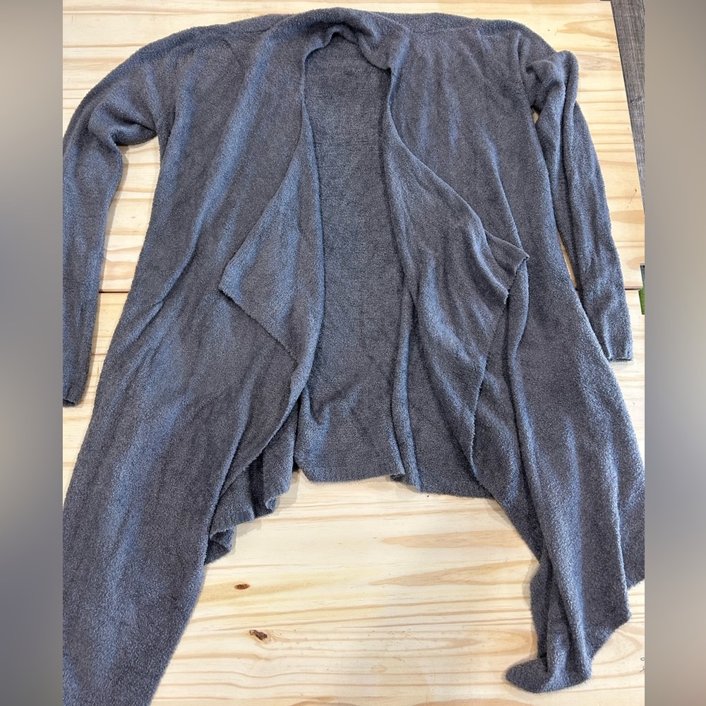 Barefoot Dreams Cozychic Cardigan Grey Reg $89